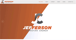 Desktop Screenshot of jeffersonchurch.org